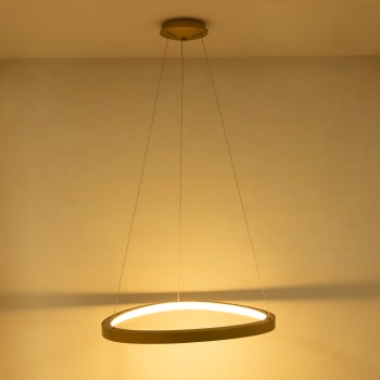Lustra LED LIRIA auriu Zuma Line MS756060, D61.5 cm, 60W