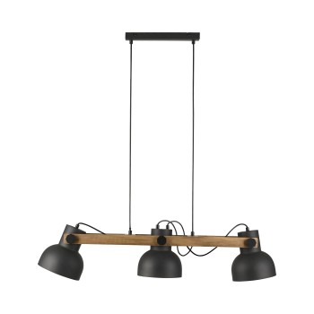Lustra CUP 2.0 negru Zuma Line 15743-18, 120x16.6 cm, 3xE27