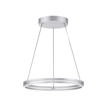 Lustra LED PURE E-LOOP aluminiu Zuma Line 2551-95, D70.1 cm, 53W