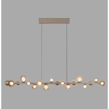 Lustra LED PURE E-POPUP maro Zuma Line 2558-97, 180x29.5 cm, 1.8W