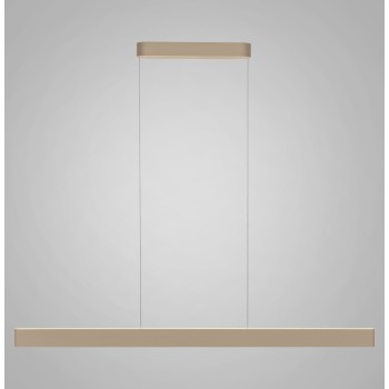 Lustra LED Q-STRETTO bronz Zuma Line 2687-97, 120x9 cm, 41W