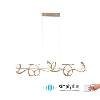 Lustra LED CURLS alama mata Zuma Line 19033-60, 135x21 cm, 45W