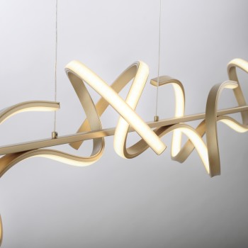 Lustra LED CURLS alama mata Zuma Line 19033-60, 135x21 cm, 45W