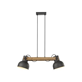 Lustra CUP 2.0 negru Zuma Line 15742-18, 120x16.6 cm, 2xE27