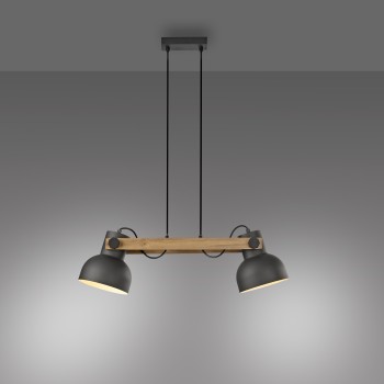 Lustra CUP 2.0 negru Zuma Line 15742-18, 120x16.6 cm, 2xE27