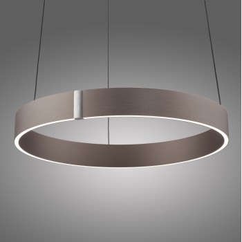 Lustra LED PURE E-CLIPSE maro metalic Zuma Line 2560-34, D50 cm, 20W