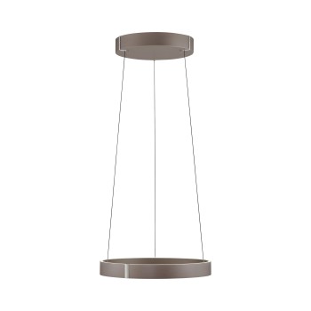Lustra LED PURE E-CLIPSE maro metalic Zuma Line 2560-34, D50 cm, 20W