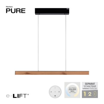 Lustra LED PURE E-MOTION negru Zuma Line 2570-79, 120x8.2 cm, 45W