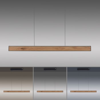 Lustra LED PURE E-MOTION negru Zuma Line 2570-79, 120x8.2 cm, 45W