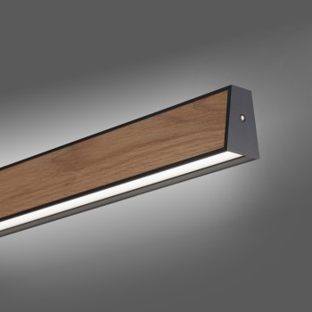 Lustra LED PURE E-MOTION negru Zuma Line 2570-79, 120x8.2 cm, 45W