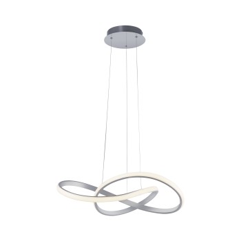 Lustra LED MARIA aluminiu Zuma Line 15402-95, D57 cm, 29.5W