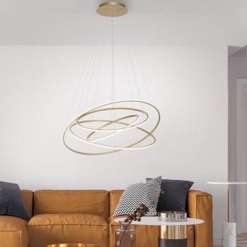 Lustra LED TESSARA alama mata Zuma Line 2124-60, D109 cm, 97W