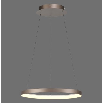 Lustra LED HOOP cafeniu Zuma Line 2851-36, D57 cm, 42W