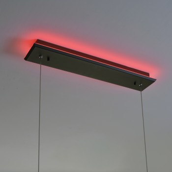 Lustra LED Q-ARIAN antracit Zuma Line 2569-13, 179x10.5 cm, 55W, RGB